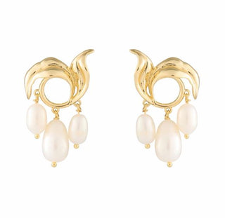 Allegra Studs, White Gold