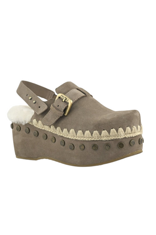 Backstrap Clog, Elephant Grey