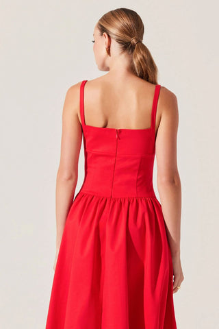 Jevi Dress, Red