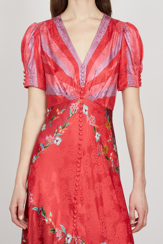 Lea Long Dress, Stellate Garland
