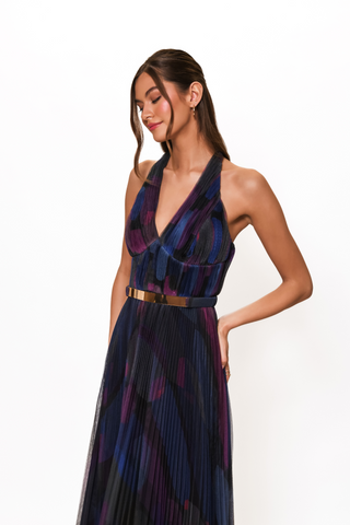 Liona Gown, Black Multi Kaleidoscopes