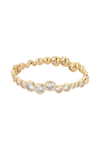Finley Cuff, Gold/Clear