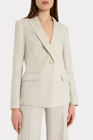 Alexa Linen Blazer, Natural