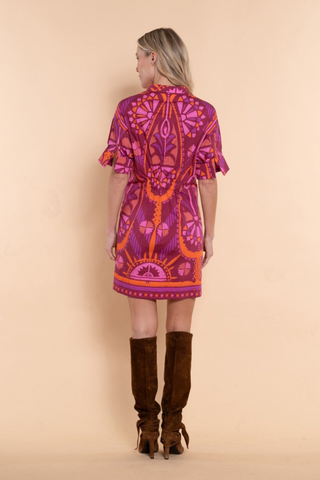 Parker Dress, Sangria Batik