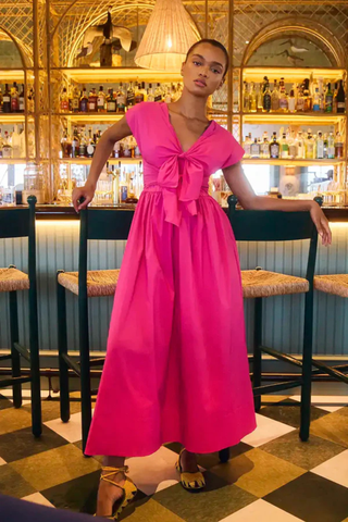 Calista Dress, Fuchsia