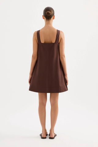 Alexis Mini Dress, Chocolate
