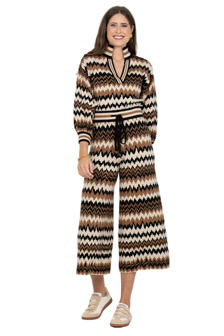 Teddy Crop Trouser, Mocha Mirage