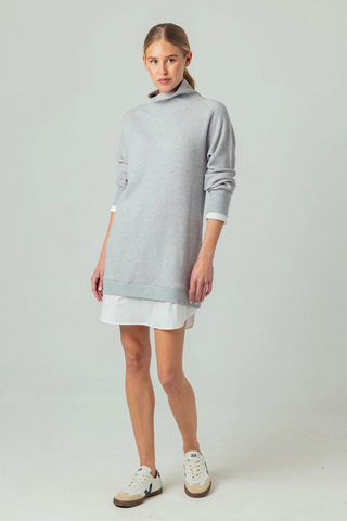 Palma Dress, Light Heather Grey