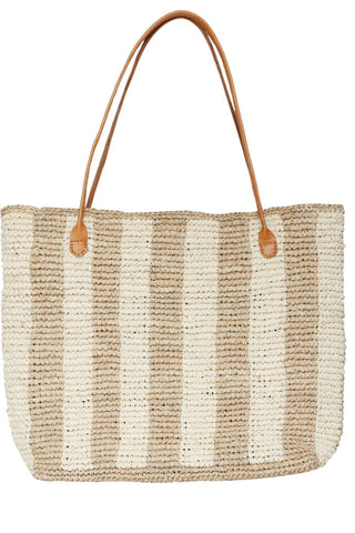 Françoise Tote, Cream Stripe