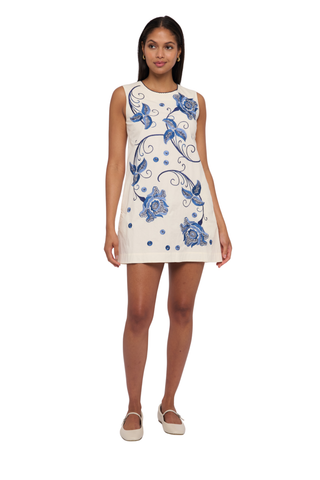Tiffany Mini Dress, Kimber Embroidery