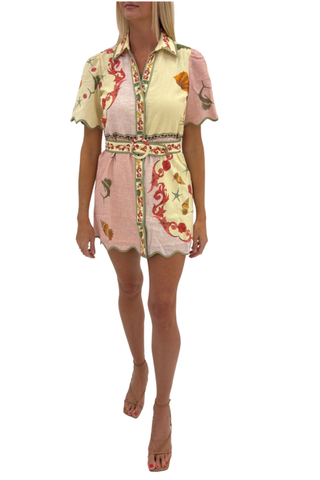 Poppy Dress, Blush Shell