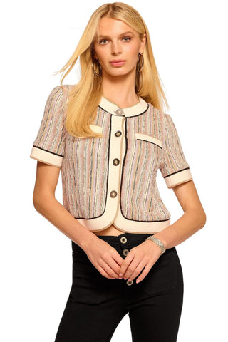 Sterling Jacket, Sequin Stripe