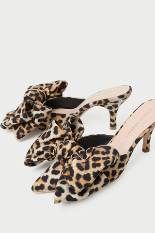 Margot Bow Mule, Leopard