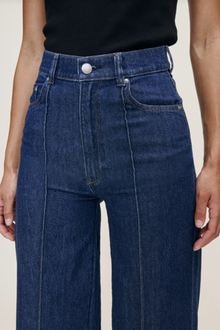 Hepburn Wide Leg Jean, Inkwell