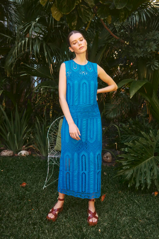 Stowe Dress, French Blue