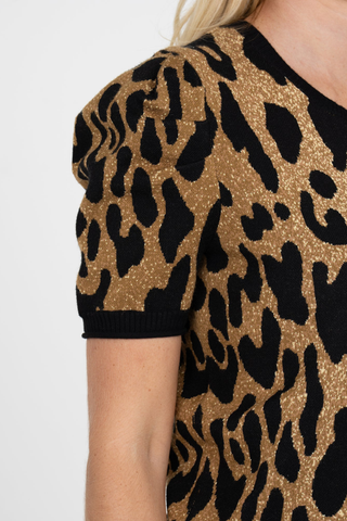 Crewneck Knit, Lady Leopard