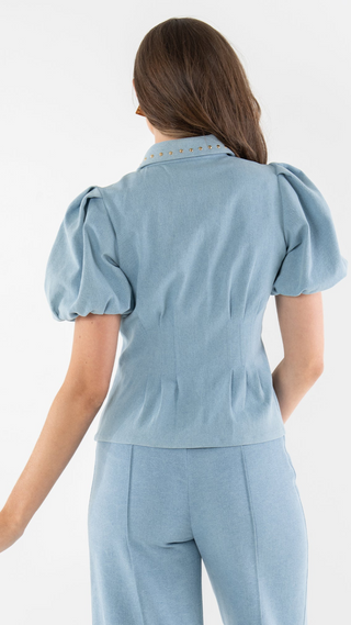 Britt Top, Denim