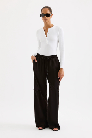 Quincy Cargo Pant, Black