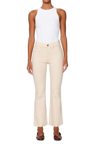 Bridget Crop Jean, Flax