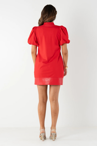 Hampton Mini Dress, High Risk Red