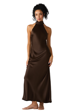 Lara Dress, Dark Espresso
