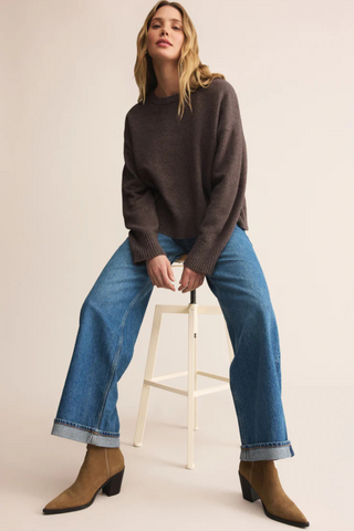 Cirrus Cozy Sweater, Burnt Ash Heather
