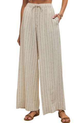 Henri Wide Leg Pant, Linen