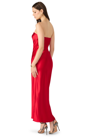 Jessamine Dress, Dark Red