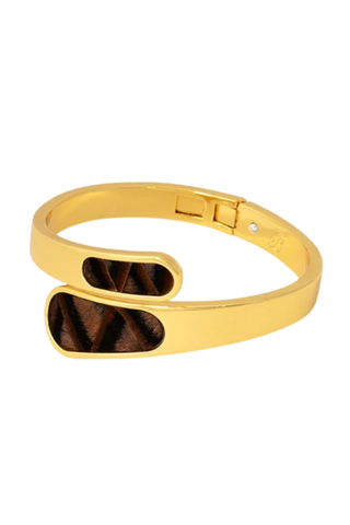 Naomi Bezel Hinge Cuff Matte
