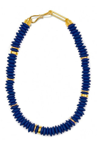 Laguna Necklace, Dark Electric Blue