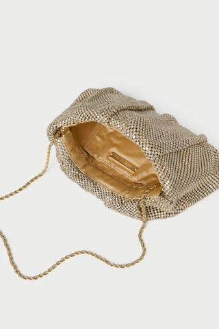 Serena Clutch, Shadow Gold