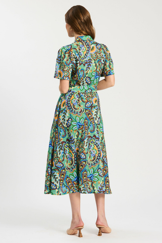 Asha Midi Dress, Siesta Paisley