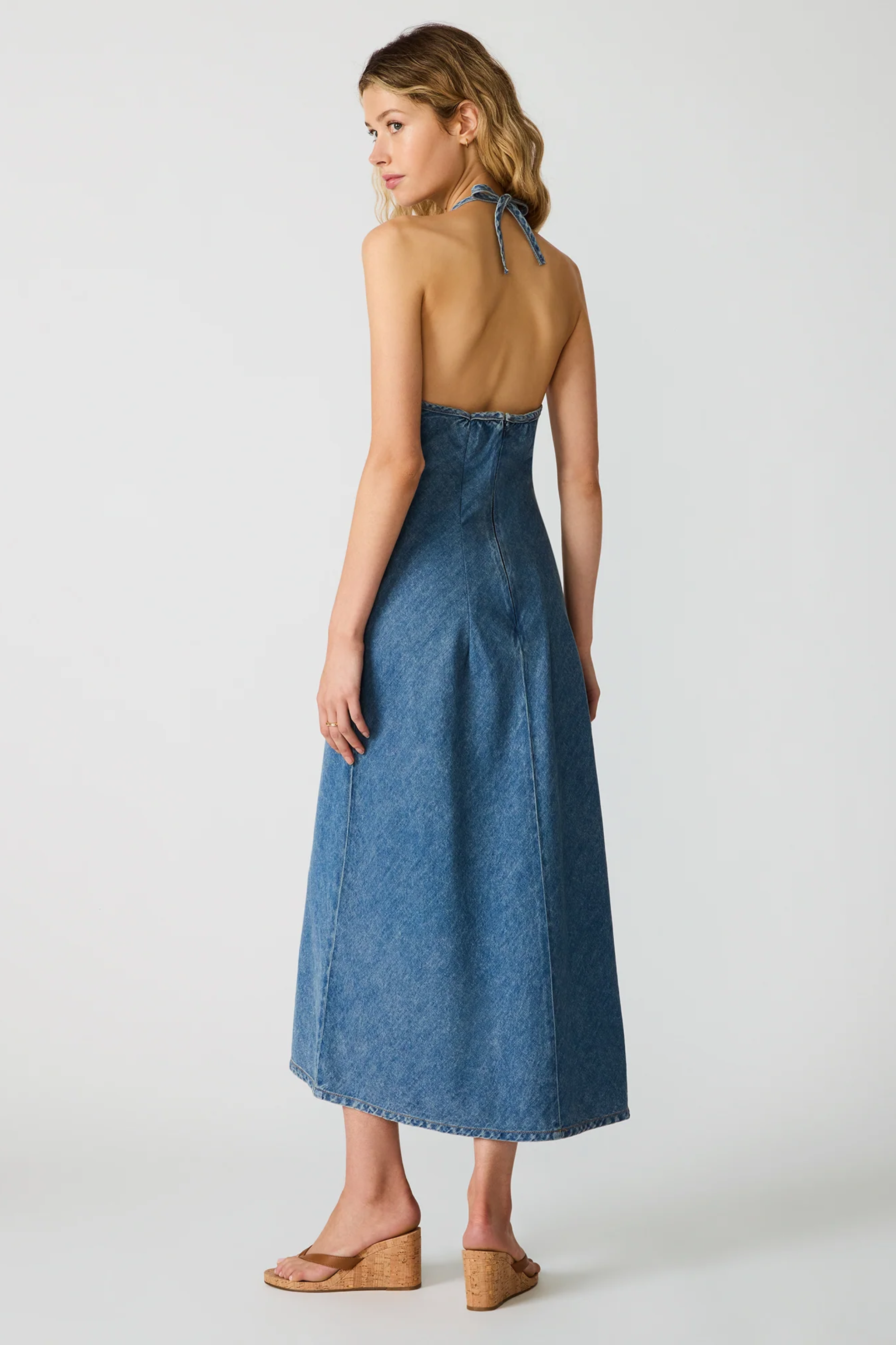 heather blue dress Heather Blue Floral Maxi Dress Thomas and Rye