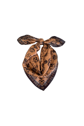 Pepper Block Print Scarf - 26"