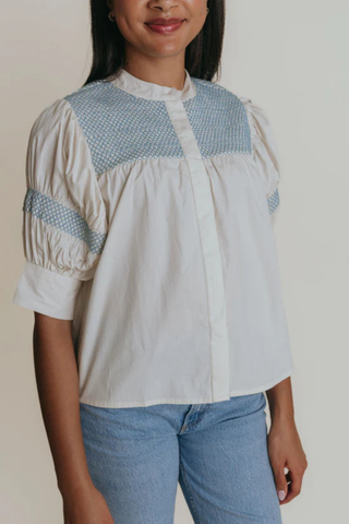 Sutton Blouse, Bone