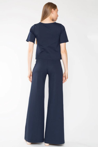 Ponte Long Top, Navy