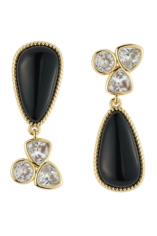 Arlet Drop Earrings, Black
