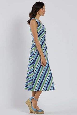 Easton Midi Dress, Umbrella Stripe