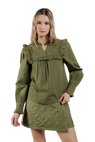 Tallulah Top, Olive