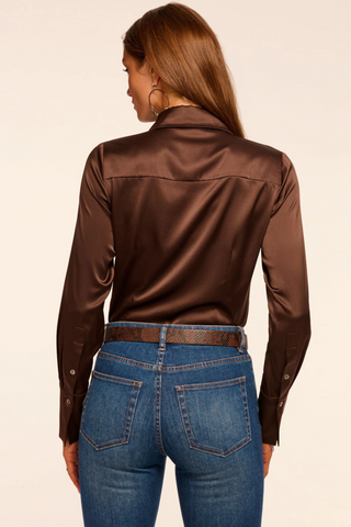 Victoria Blouse, Boho Brown