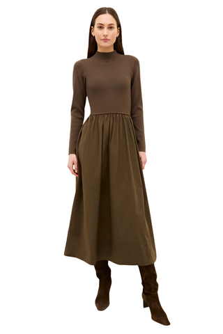 Barrett Dress, Carob