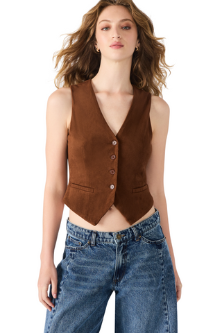Barrett Top, Chicory Coffee