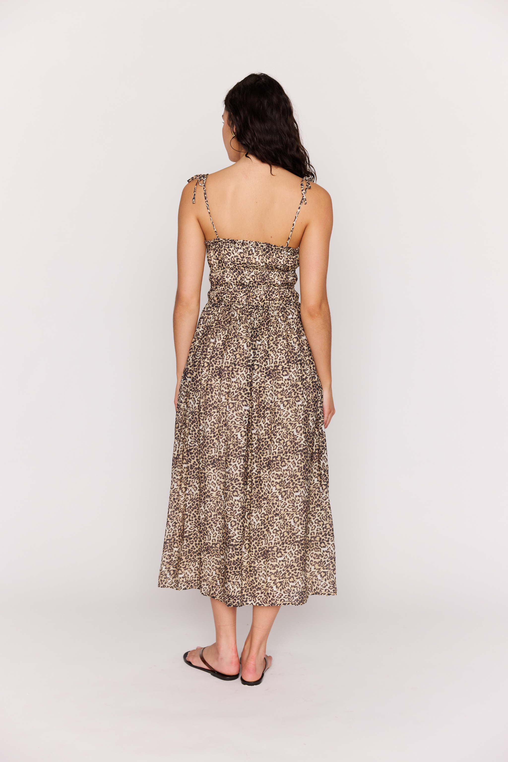 tahlia midi dress Tahlia Midi Dress, Leopard XS
