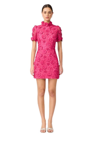 Claudia Mini Dress, Fuchsia