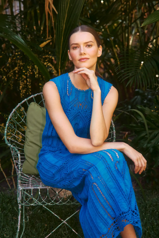 Stowe Dress, French Blue