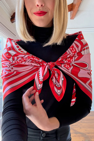 Queen of Hearts Scarf - 36"