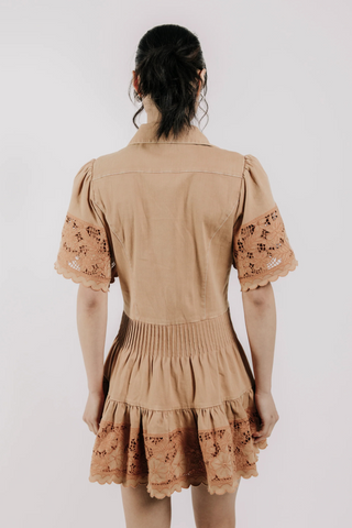 Liane Dress, Biscuit