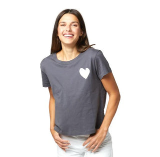 The Suke Tee, Faded Carbon