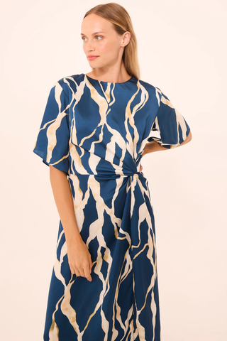 Asah Dress, Vertical Abstract