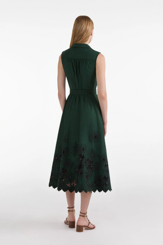 Kirat Dress, Pine Green